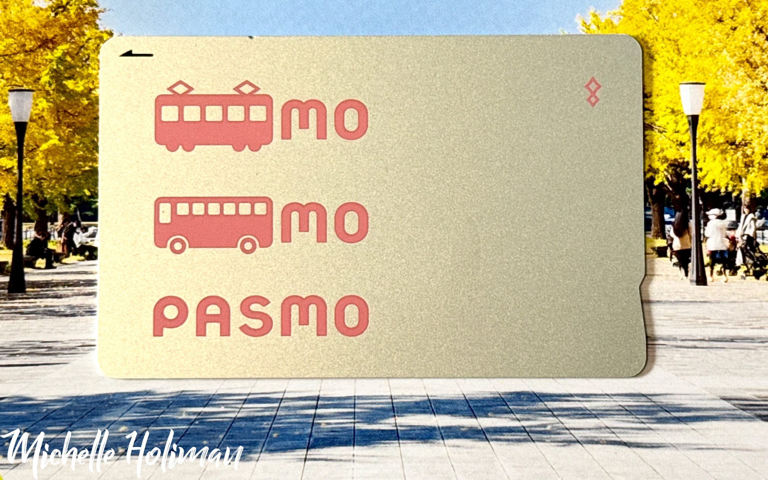 Image of a Pasmo Card - one popular IC card used to access public transit